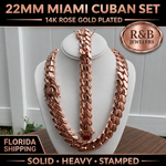 22mm Set ROSE Gold