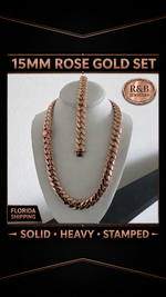 15mm Set Rose Gold (Summer Special)