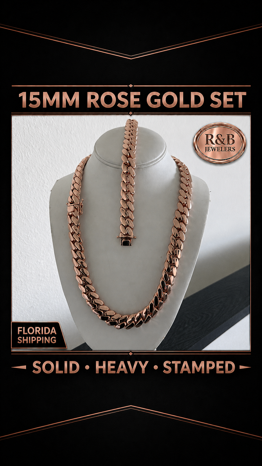 15mm Set Rose Gold (Summer Special)